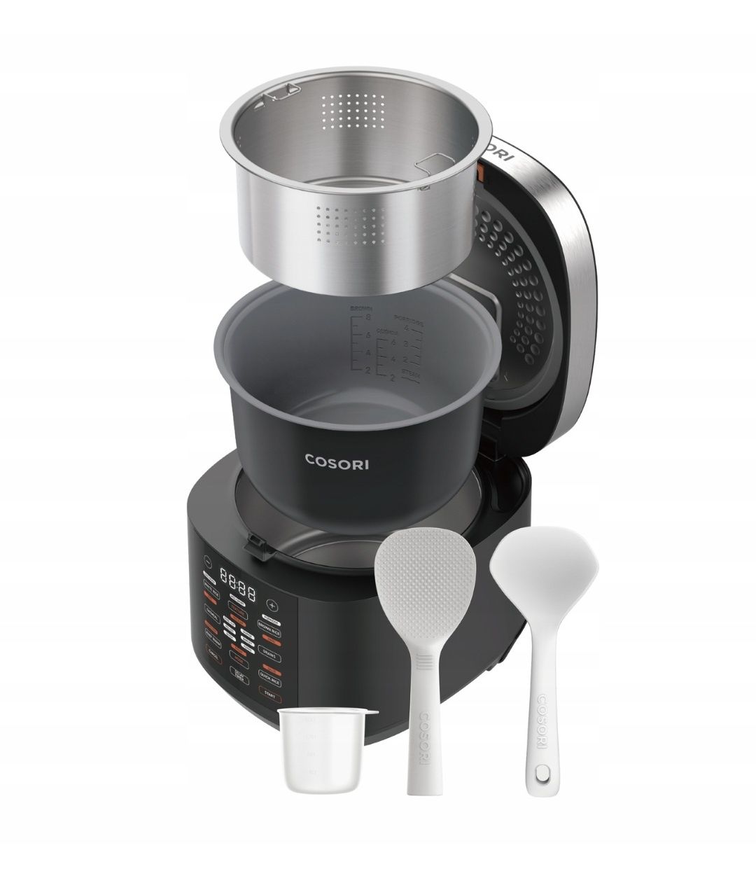 Cosori Ryżowar Multicooker gotowanie na parze Wielofunkcyjny 970W 5L