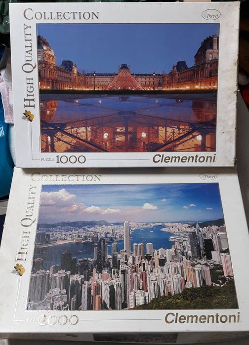 2 Puzzles da Clementoni 1000 e 2000 peças