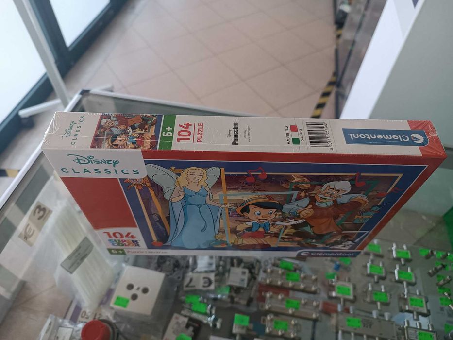 Puzzle Clementoni Disney Classics Pinocchio Super Color 38x27cm 104 pc