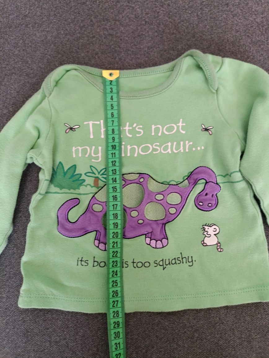 Koszulka t-shirt r. 86 dinozaur
