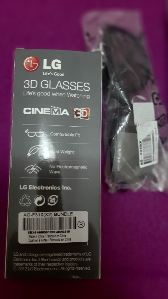 Oculos 3d lg original