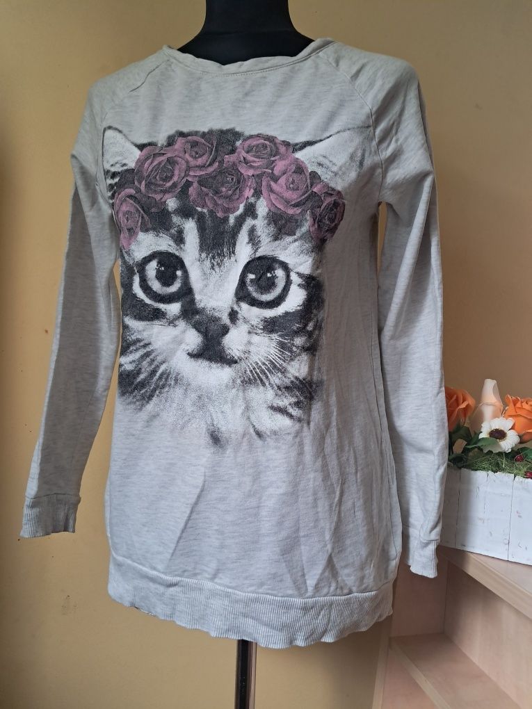 Bluza z kotem S/M