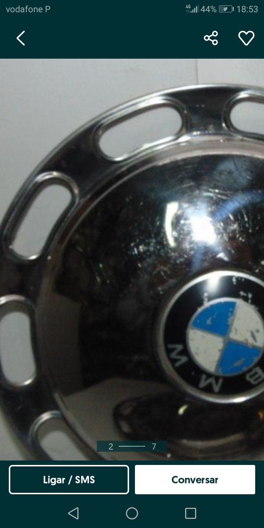 Tampões bmw em inox