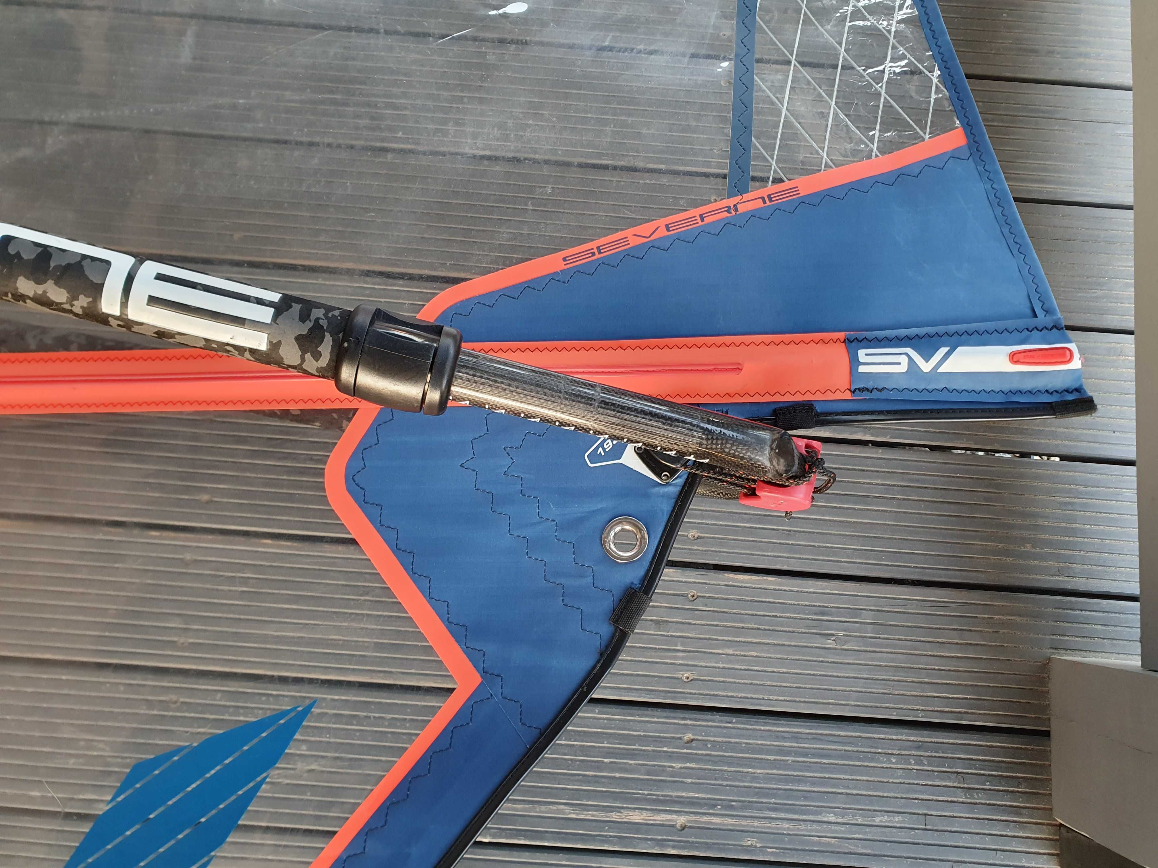 Trzy kamberowy żagiel windsurfingowy Severne Overdrive M1  7,0