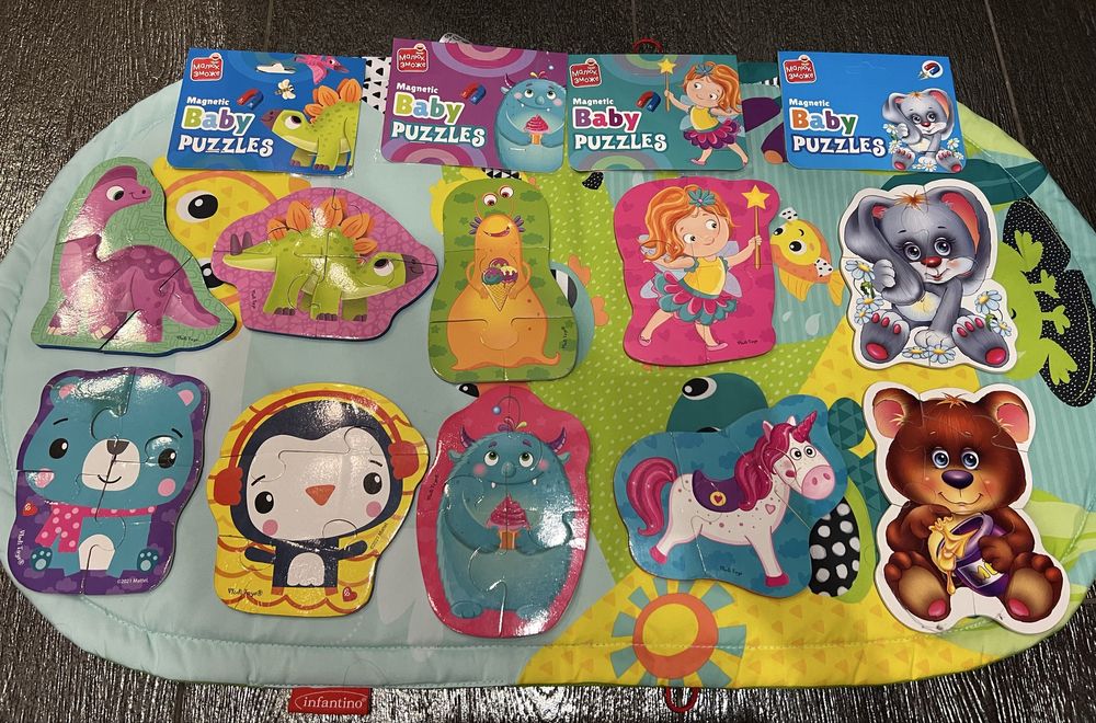 Магнітні мʼякі пазли Fisher Price, Vladi Toys