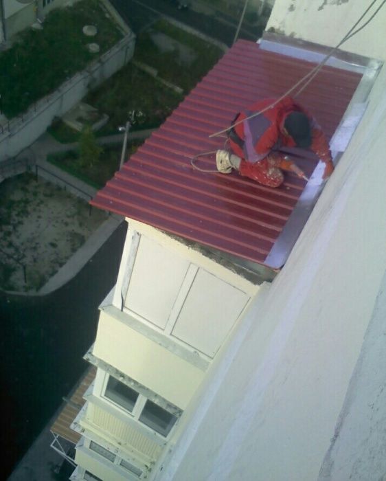Ремонт крыш. балконов. Крыши дома. Гараж