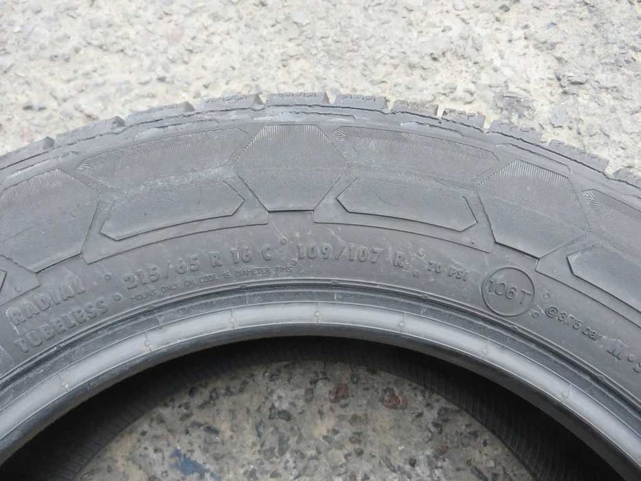 215/65 R16c 107/109T Continental VanContactWinter зима 2штуки 2020рік