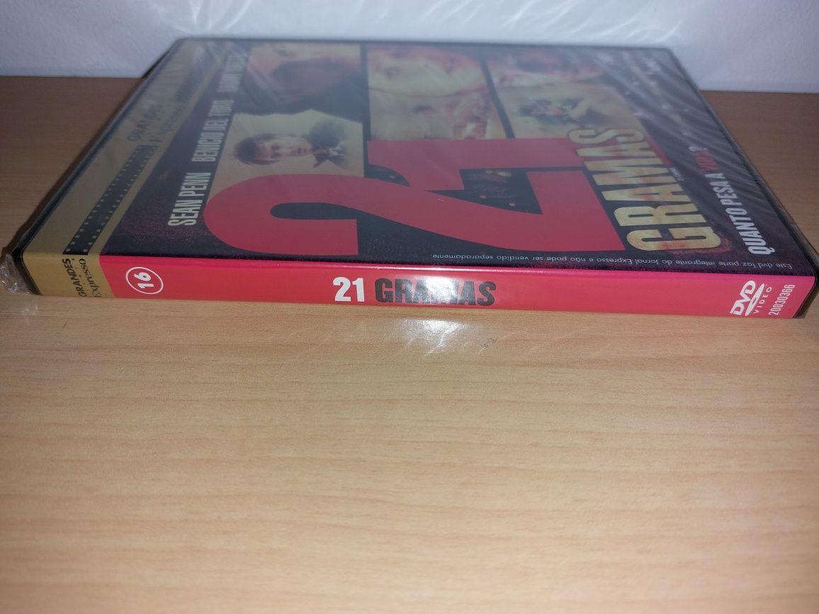 NOVO e SELADO DVD " 21 Gramas " 2003