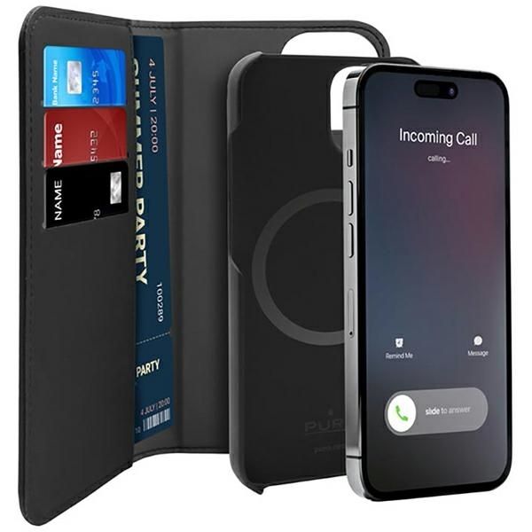 Oryginalne Etui Puro Wallet Detachable Iphone 14 Plus / 15 Plus 6,7"