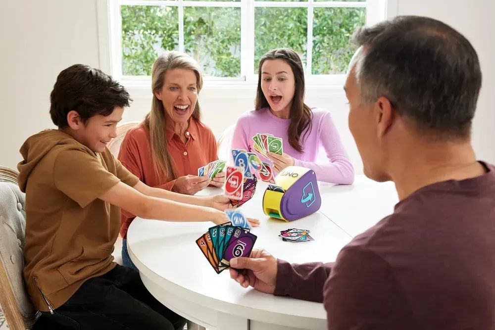 Настільна гра 2в1 Mattel UNO Flip & UNO Attack Уно двосторонні карти