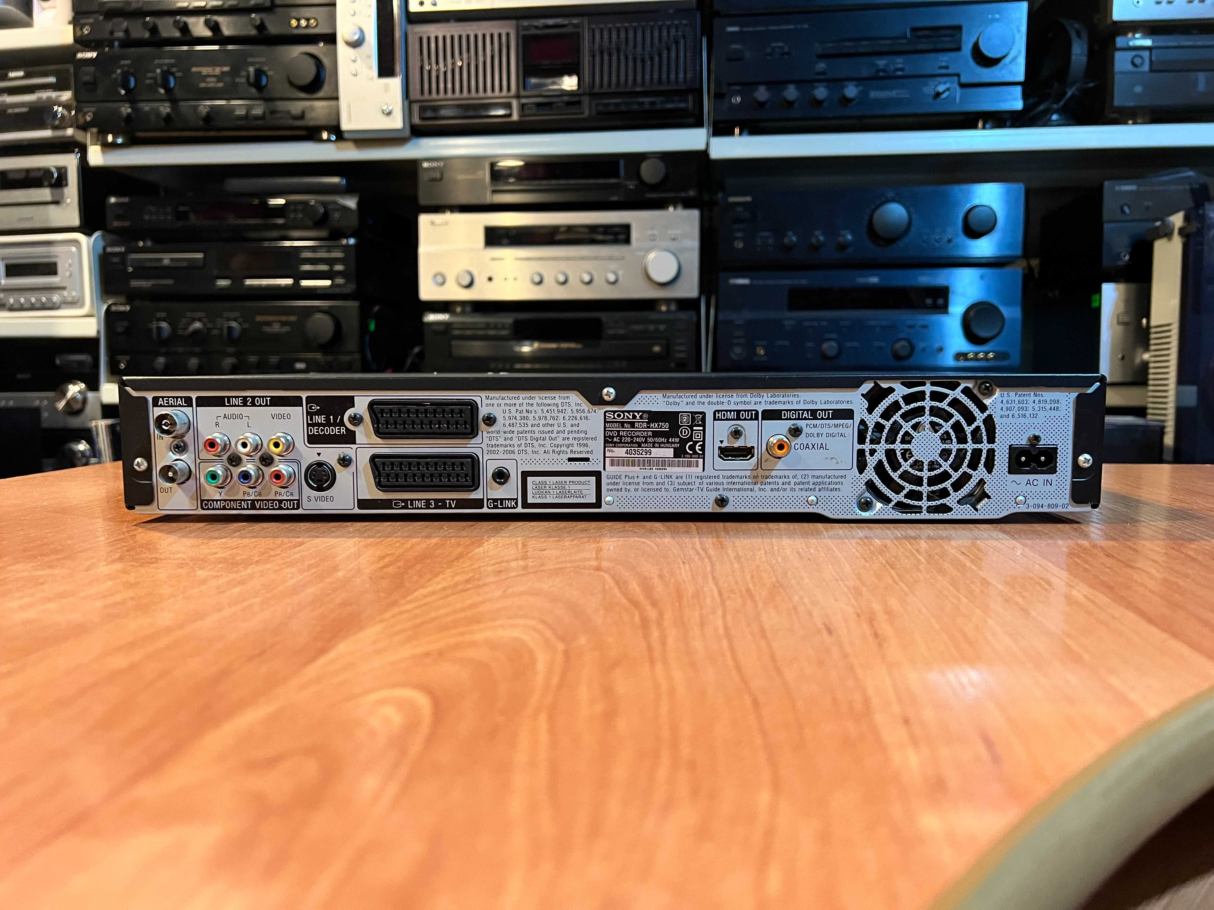 Odtwarzacz CD/DVD Sony RDR-HX750 HDMI, Audio Room