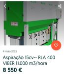 Aspiração industrial viver 400.15cv