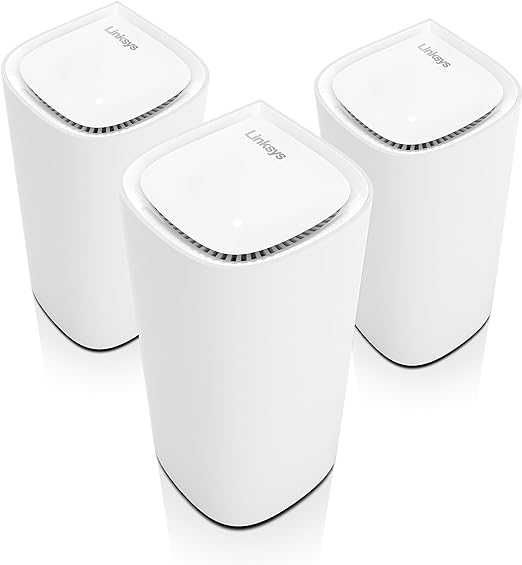 Trójzakresowy system Wifi 6E typu mesh Linksys Velop 	‎MX6203-KE, 3pak