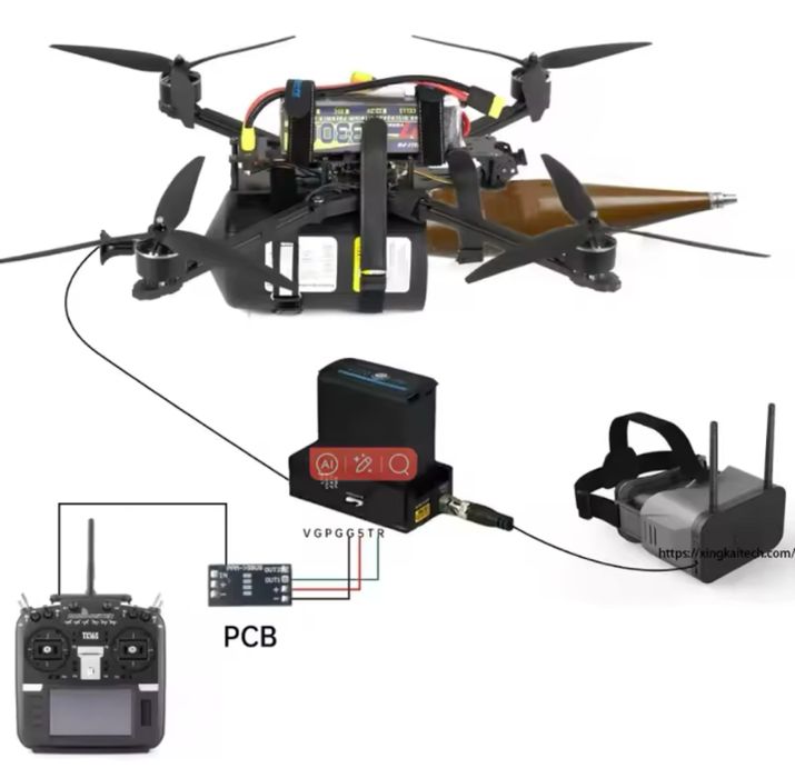 Оптоволокно для FPV дрона на інших БПЛА 10км Комплект!!