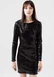 Cropp sukienka czarna w cekiny rozm.M