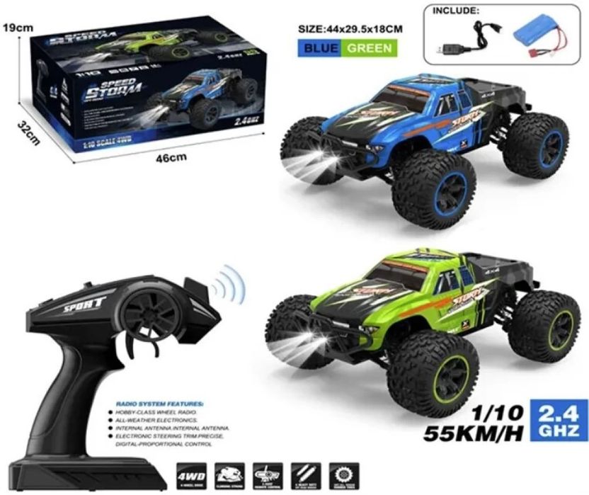 RC Monster Truck w skali 1:10