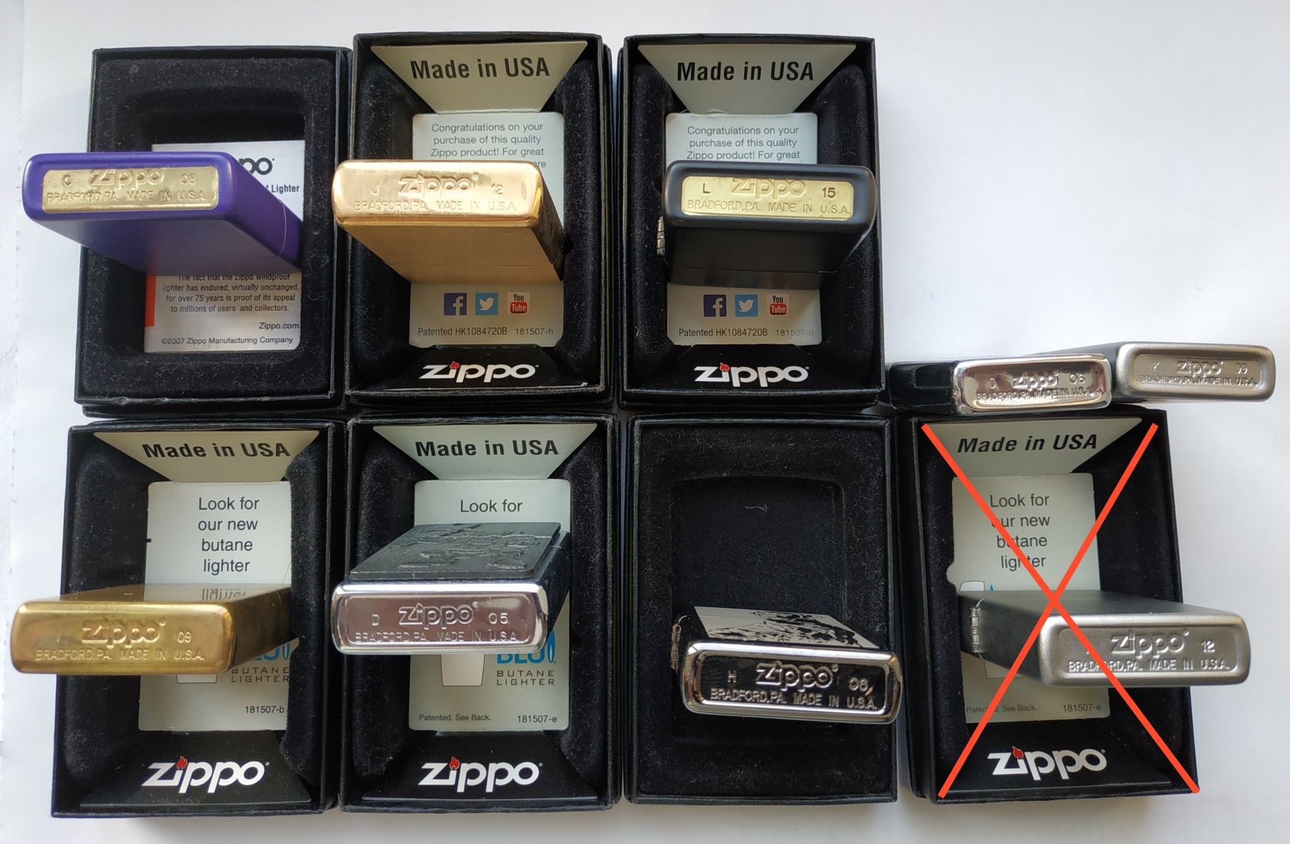 Zippo колекція оригинал різні роки купити купить зіппо