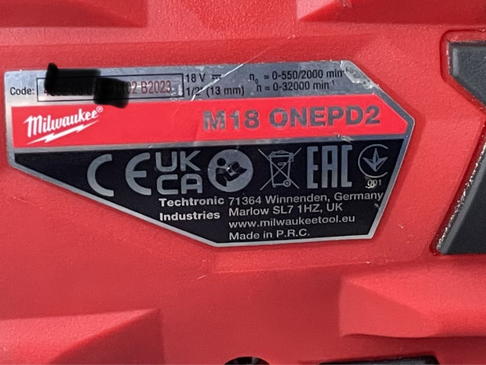 Wiertarko Wkrętarka Milwaukee M18 ONEPD2-502X/Aku8.0/Pr23/Sklep2800zl