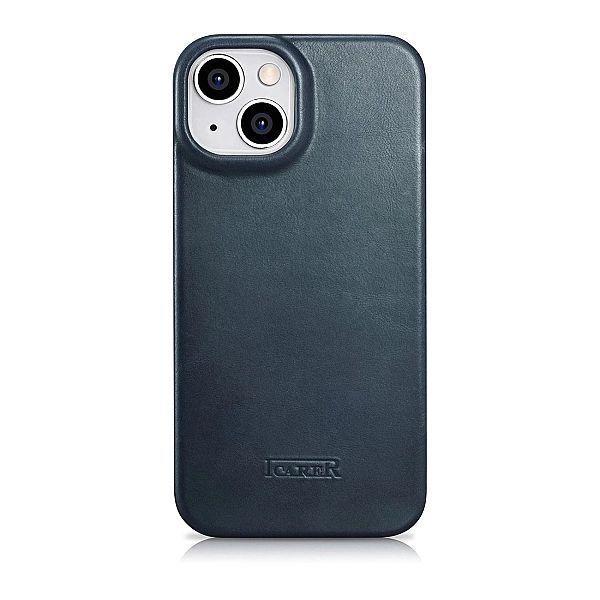 iCarer Ce Oil Wax Premium Leather Folio Case skórzane etui iPhone 14 z