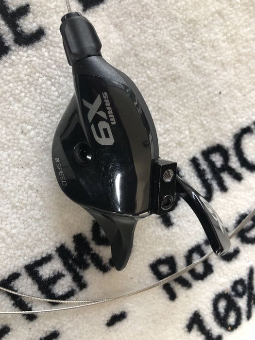 Sram x9 przerzutka przednia shifter black 2s część do roweru
