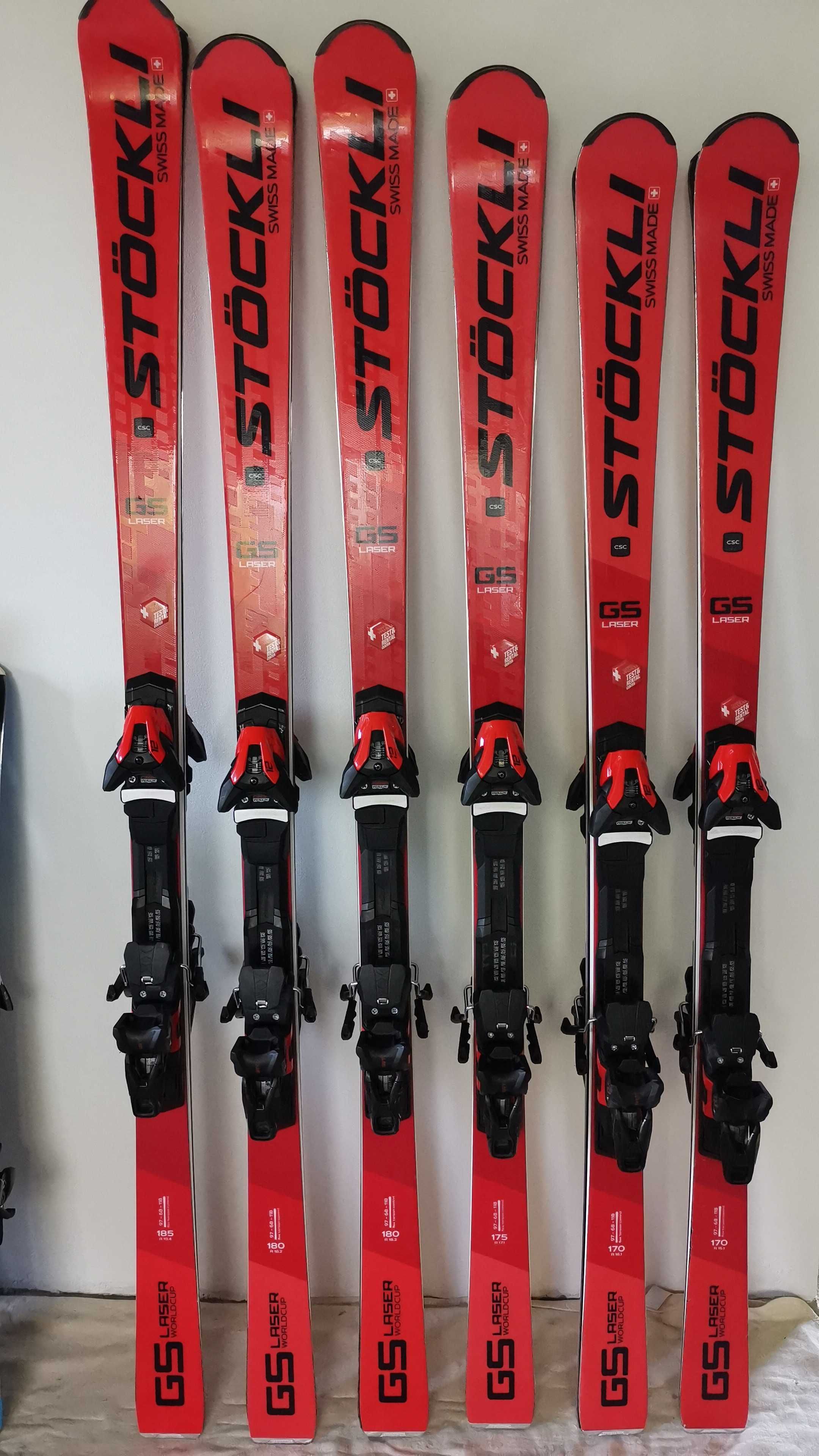 Narty premium Stöckli SX,SC,SL,AX,AR,CX,GS,WRT,MX,Nela