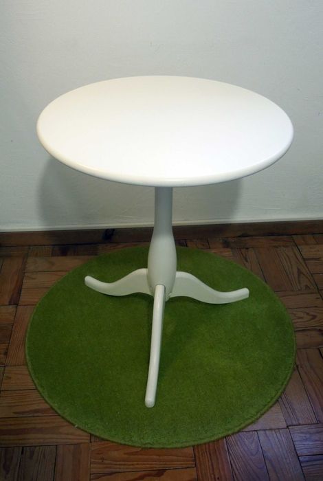 Vintage Ikea Dolum side table / mesa de apoio - branco / white
