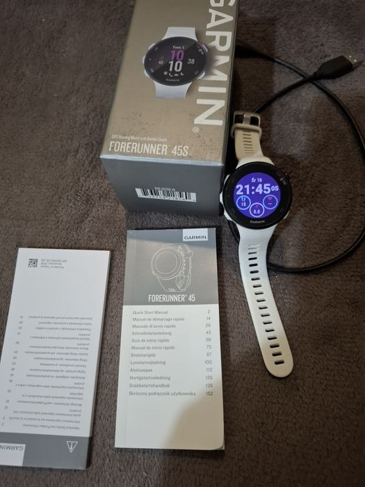 Zegarek Garmin Foreruner 45S jak nowy