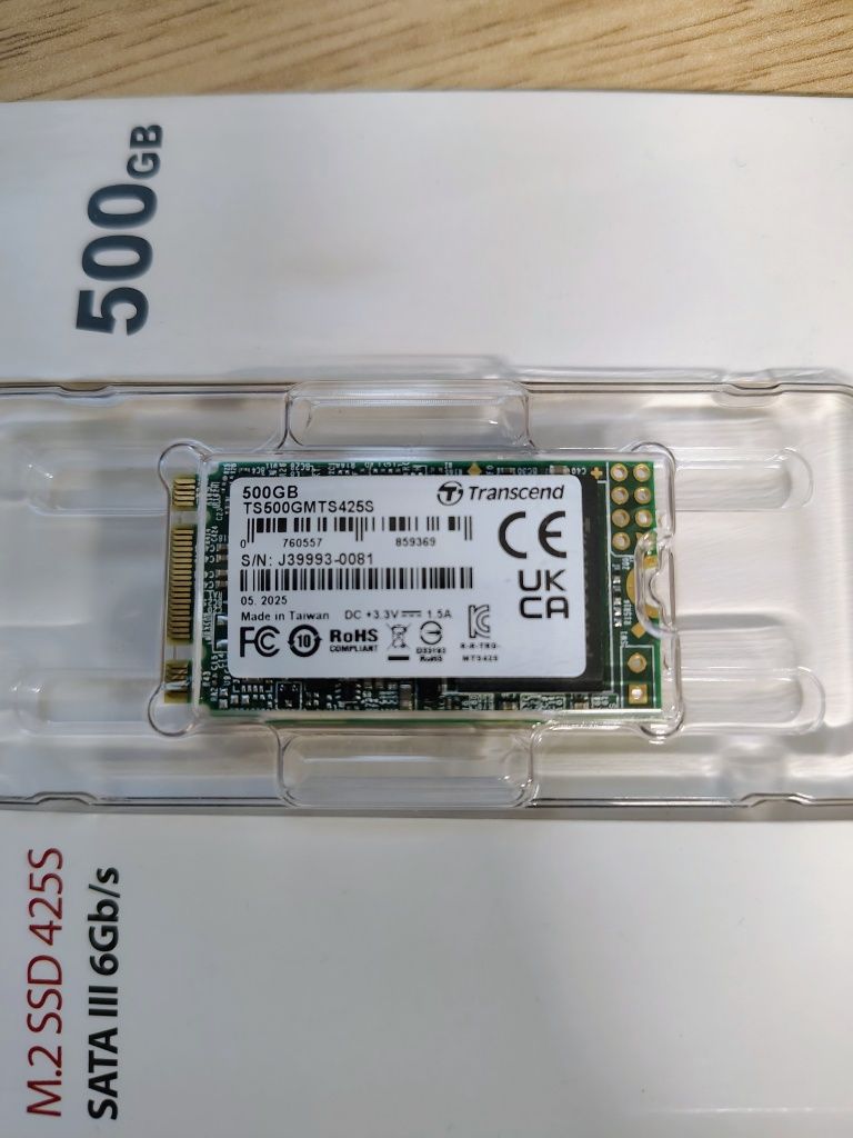 Dysk SSD M.2 Transcend 425S SATA 500 GB