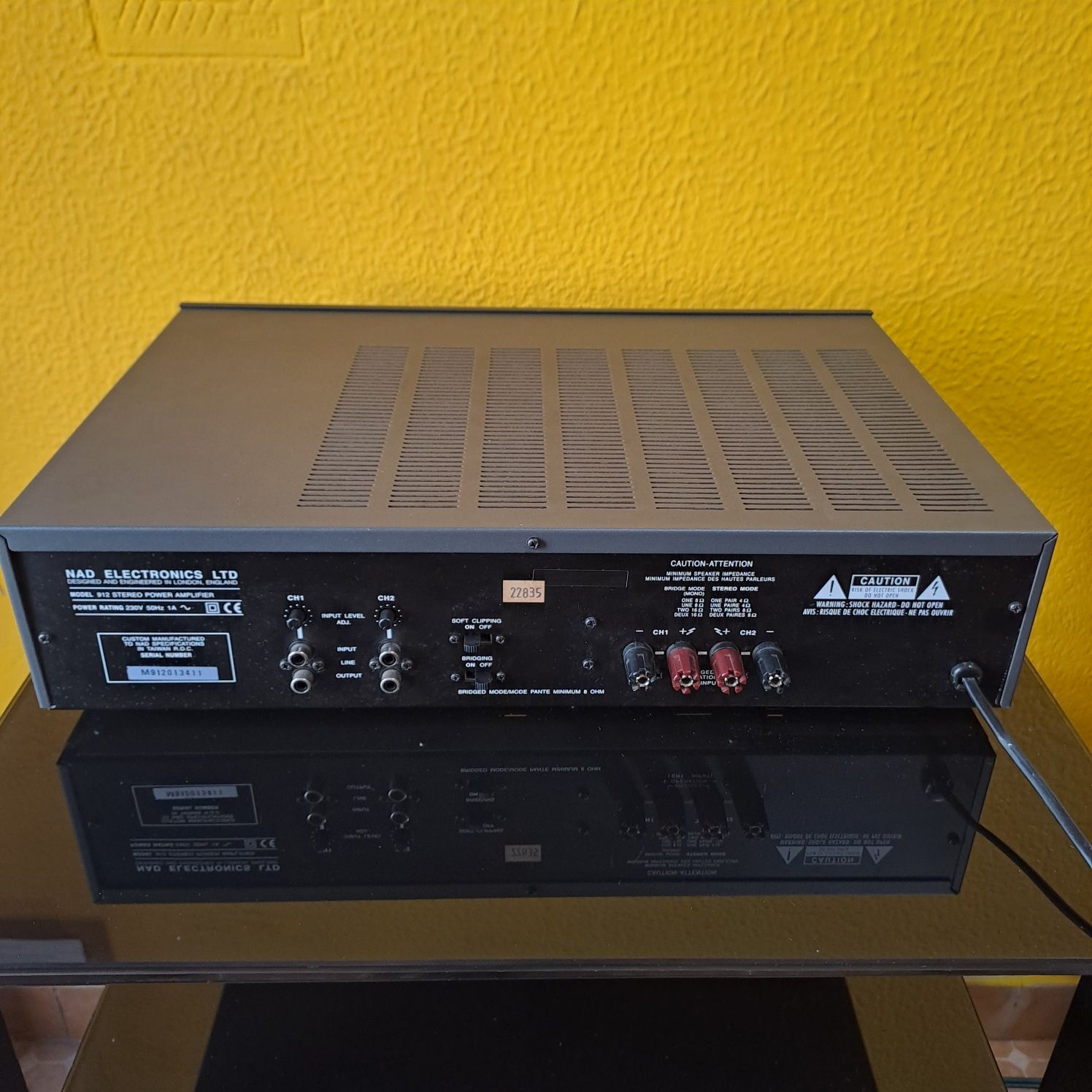 Amplificador potência NAD 912