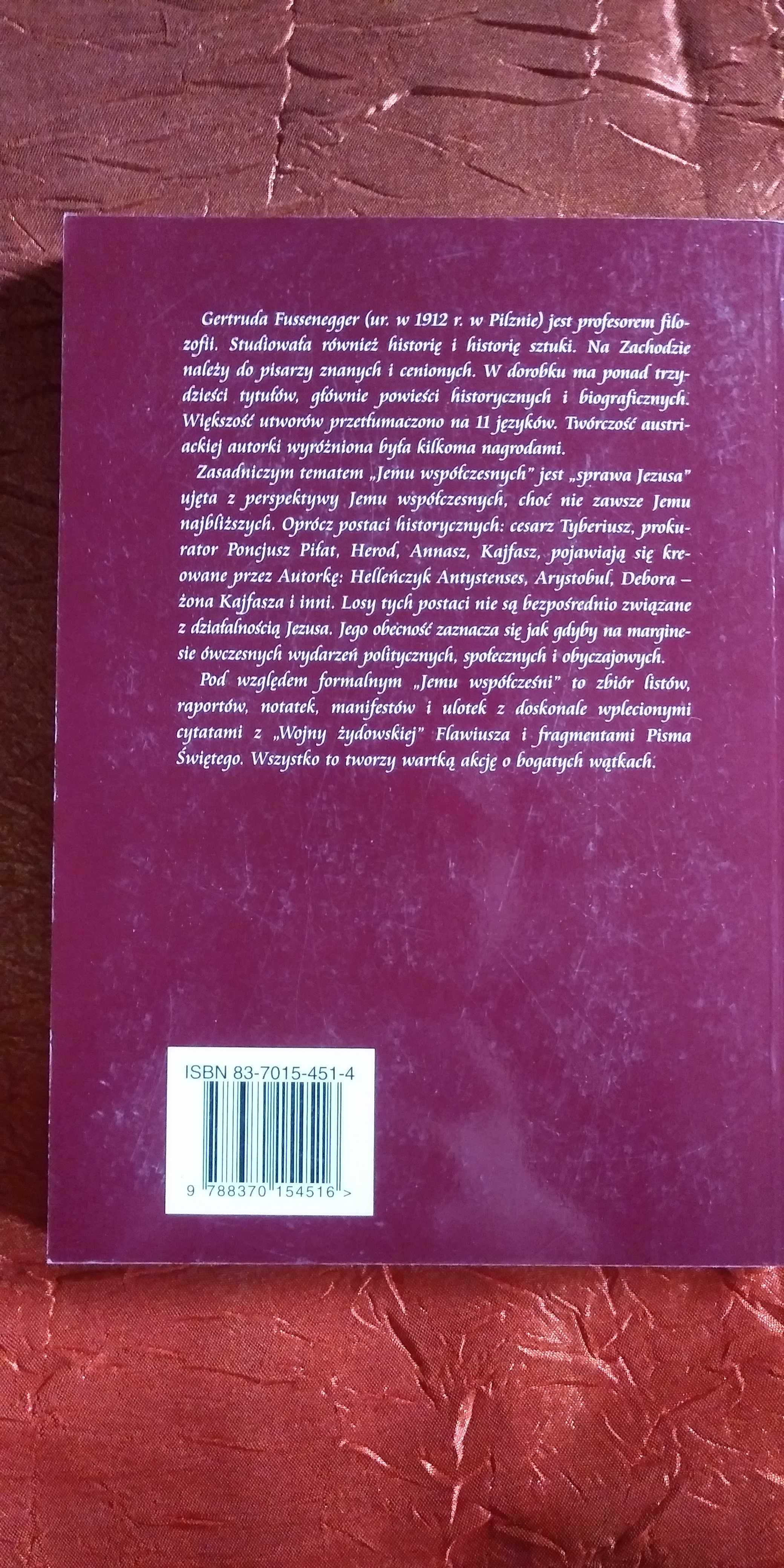 Jemu współcześni Gertruda Fussenegger