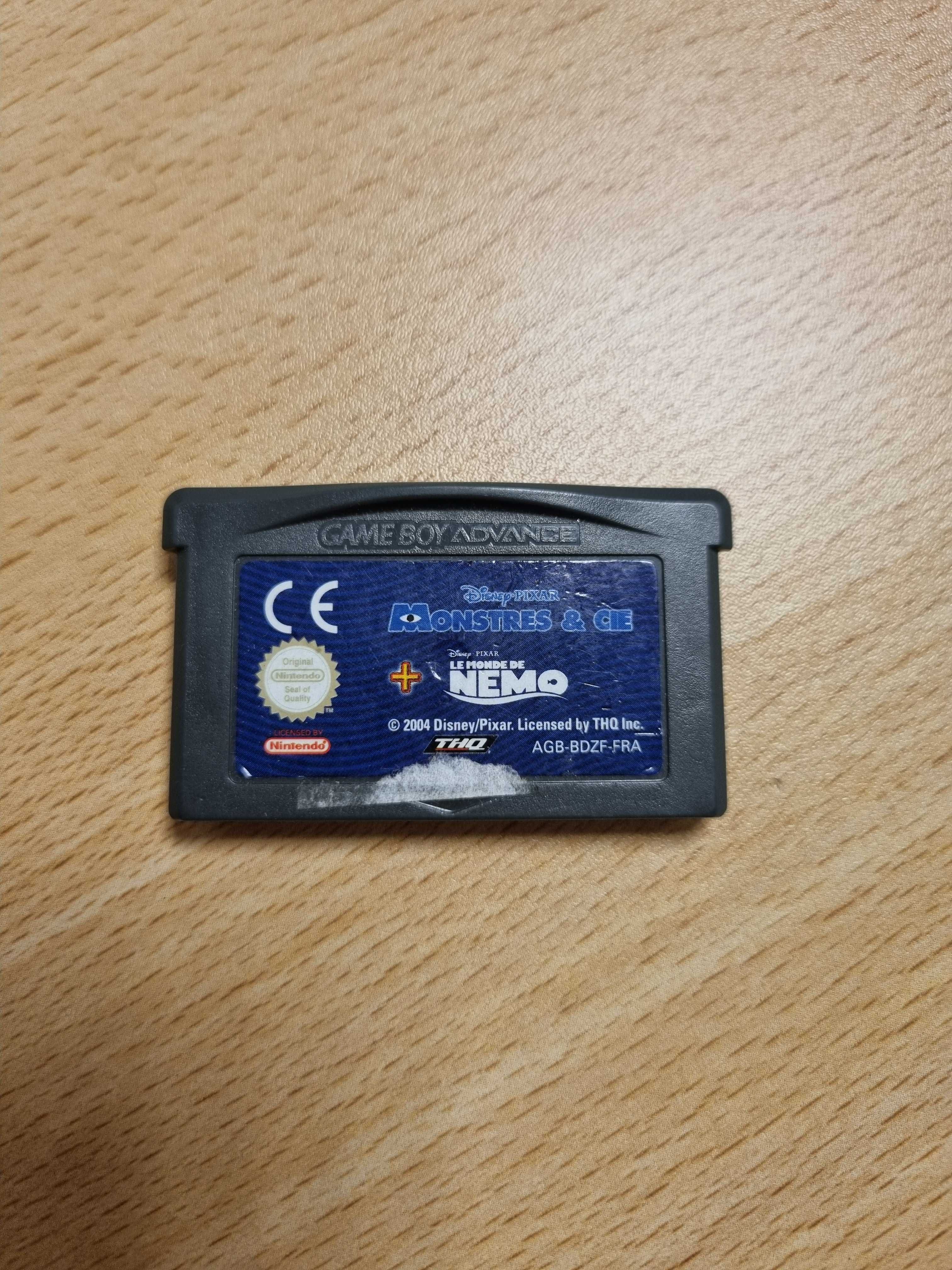 Finding Nemo and Monsters Inc. GameBoy Advance