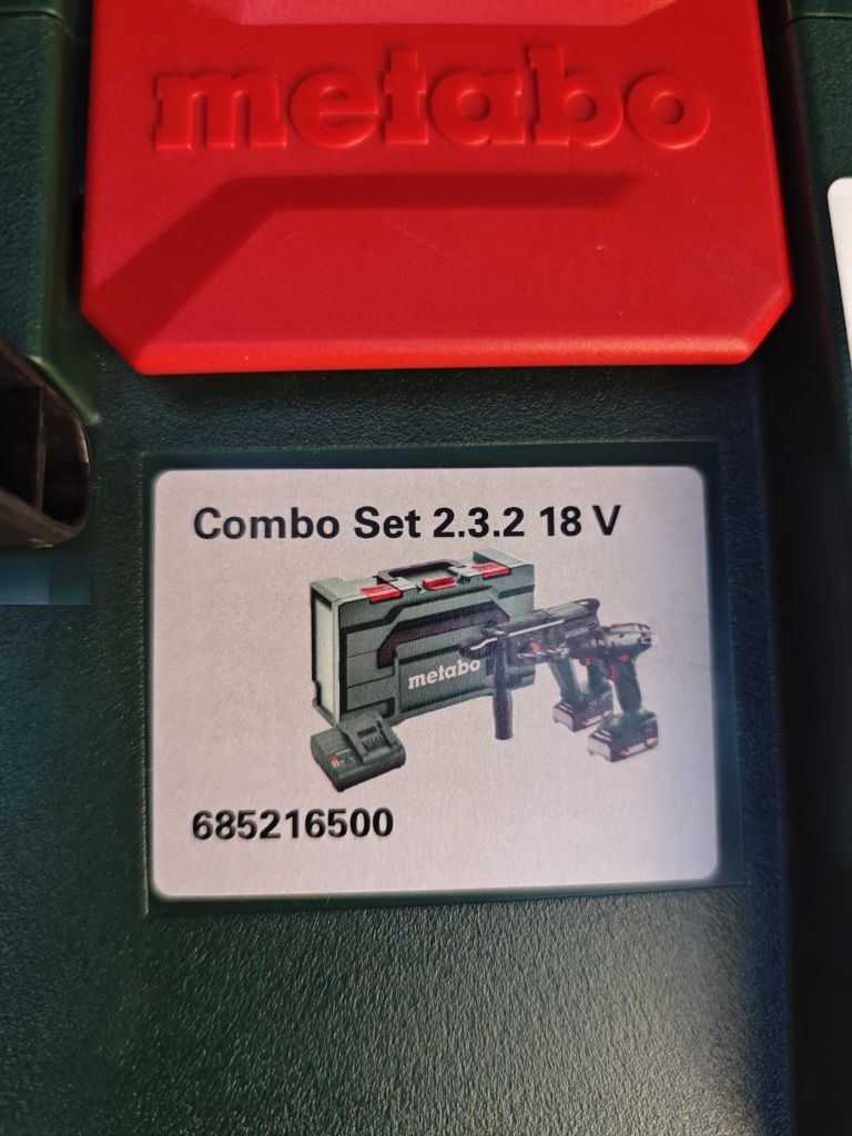 Zestaw Metabo Combo Set 2.3.2 18v wkrętarka i wiertakrka udar