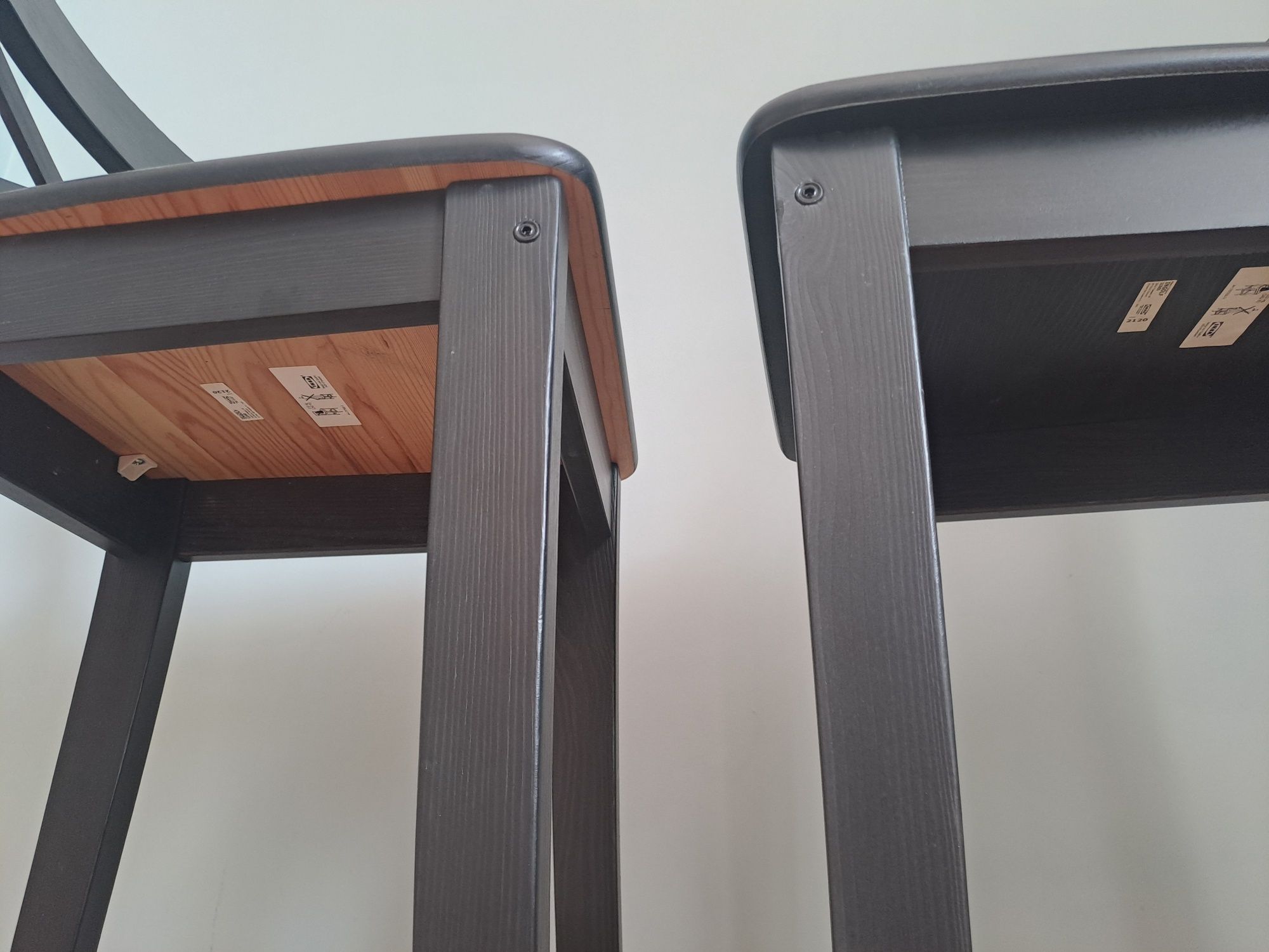 Hoker krzesło barowe Ikea ingolf 2szt.