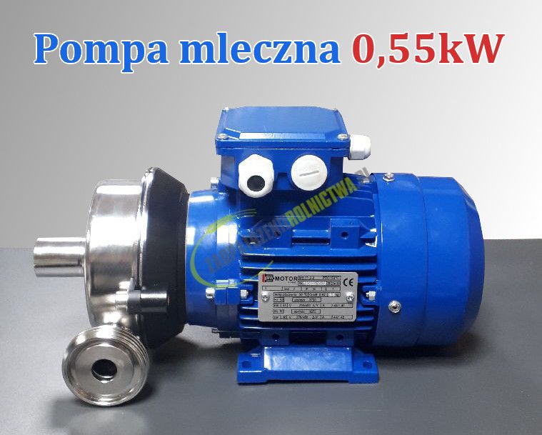 Pompa mleczna MP55 0,55kW do dojarki NOWA super cena