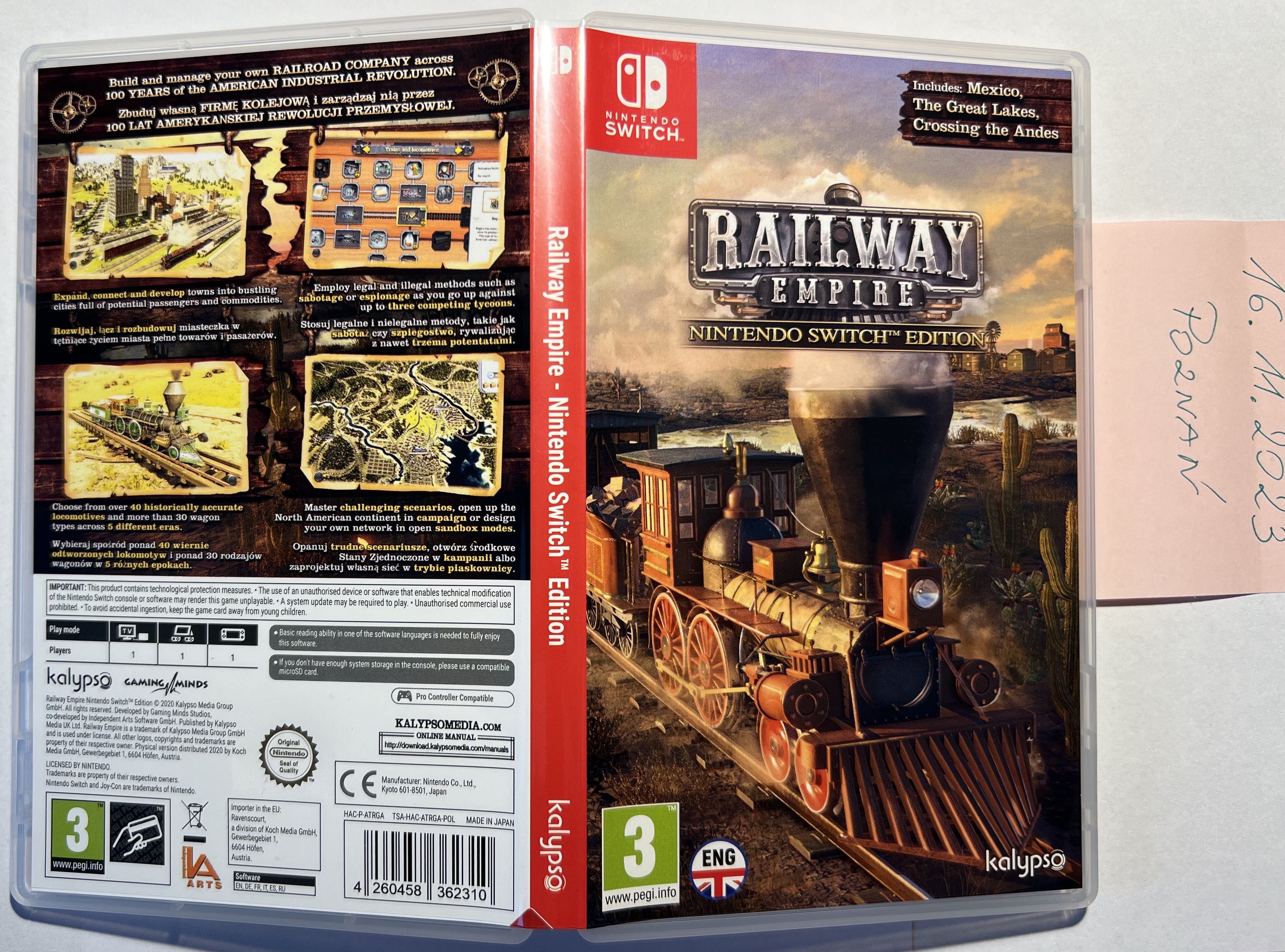 Gra - Railway Empire - Nintendo Switch Edition