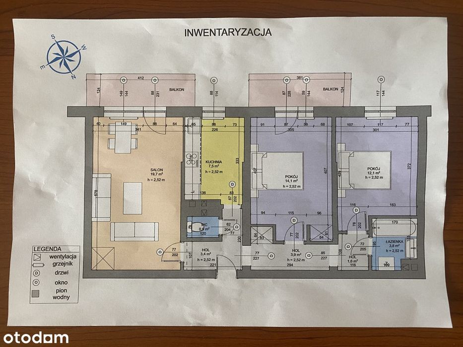 Mieszkanie 67 m2, Warszawa-Praga Południe