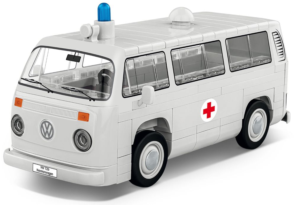 Klocki Cobi 24619 ACTION TOWN samochód Volkswagen T2B Krankenwagen