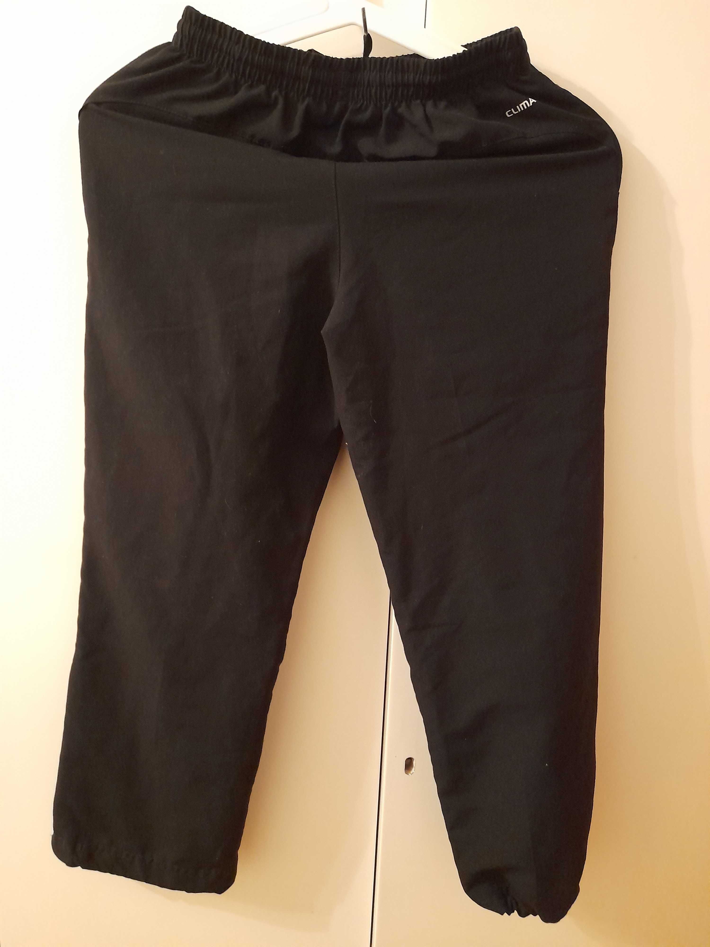 Spodnie adidas czarne sportowe 128 cm