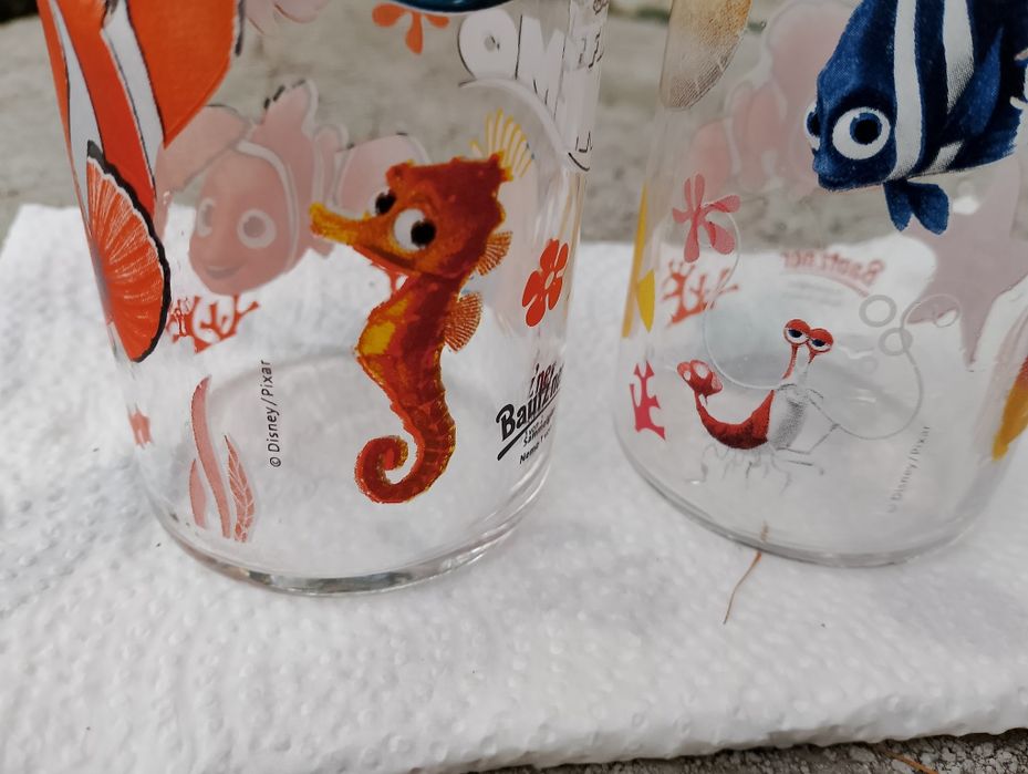 Szklanki kolekcjonerskie Gdzie jest Nemo