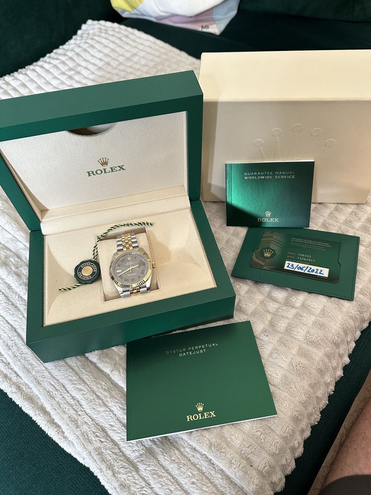 ROLEX Datejust 41mm steel and yellow Gold