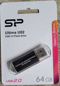 Pendrive SP Ultima U02; 64 GB