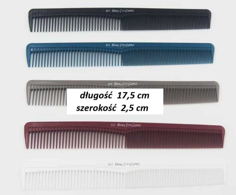 Profesjonalny grzebień BEUY PRO COMB nr 101  made in Japan
