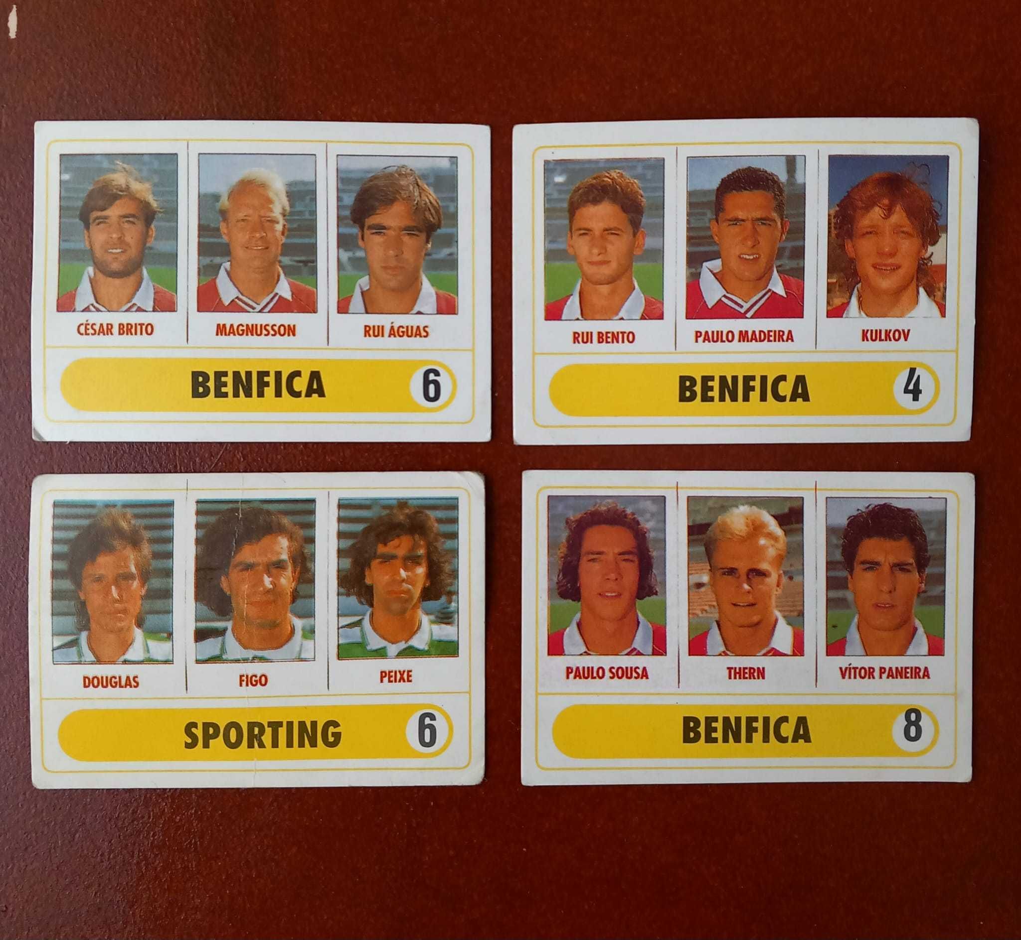 Cartões Liga Portuguesa 1992