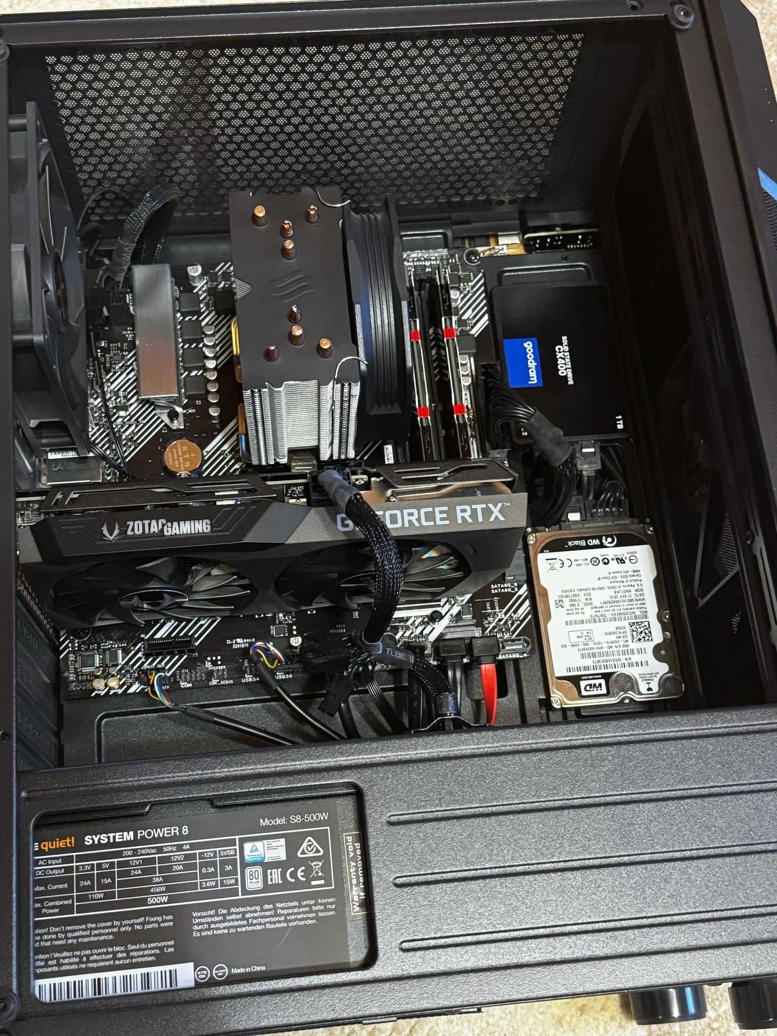 Komputer do gier z Monitorami – Ryzen 5 5500 + RTX 3060 Ti + 32 GB RAM