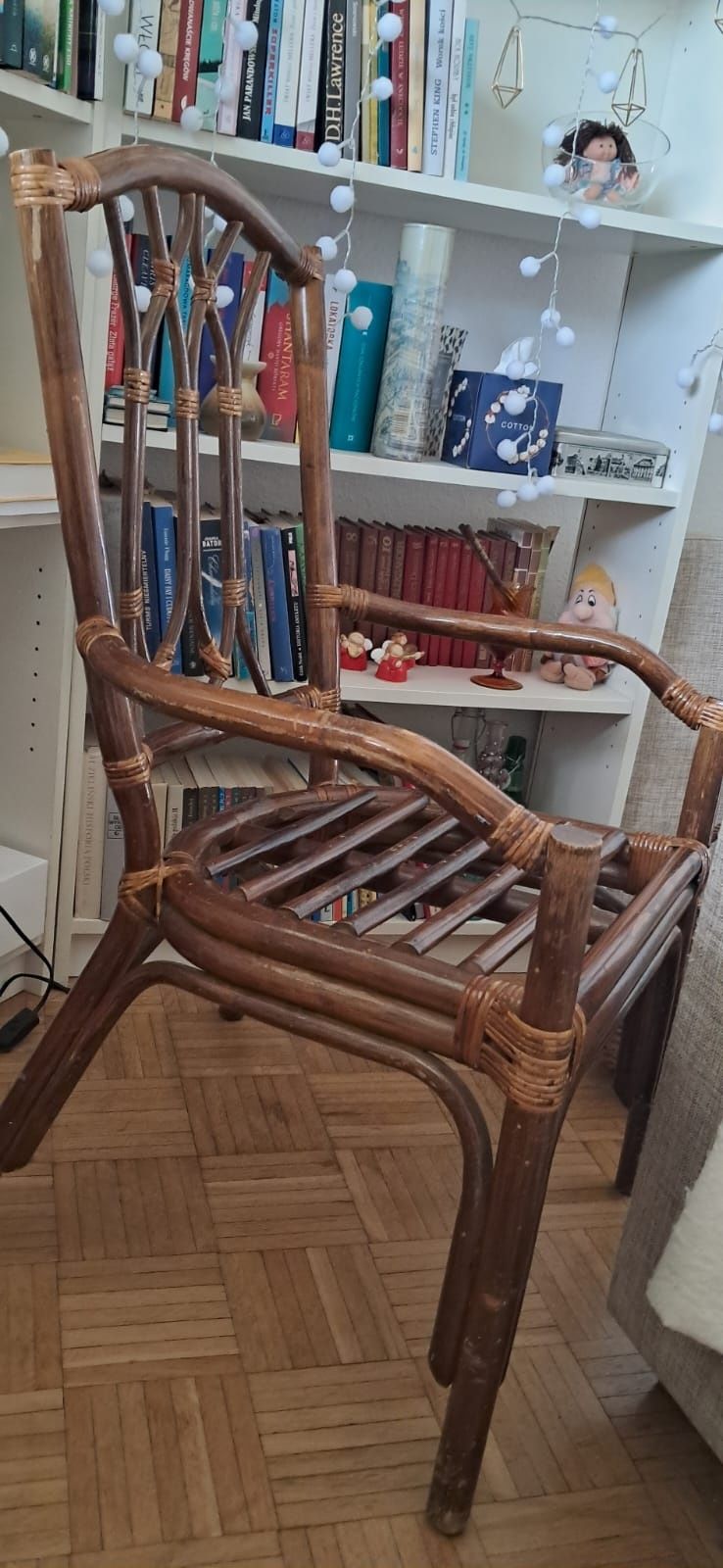 Stół rattanowy i krzesła