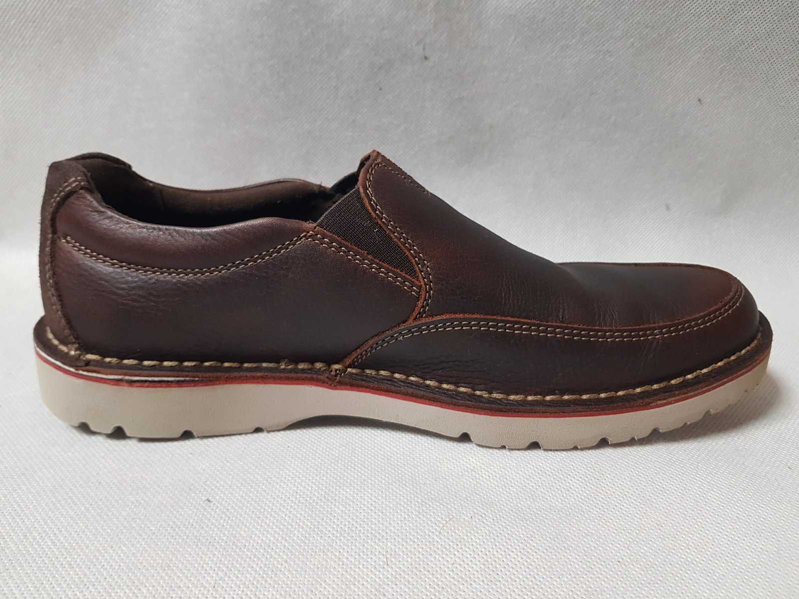 CLARKS - Męskie Mokasyny roz. 42 - 27 cm Jak Nowe