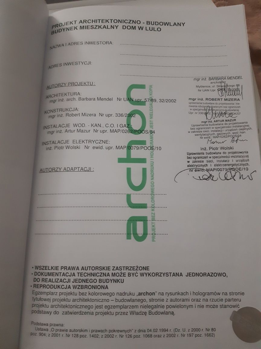 Projekt domu lulo
