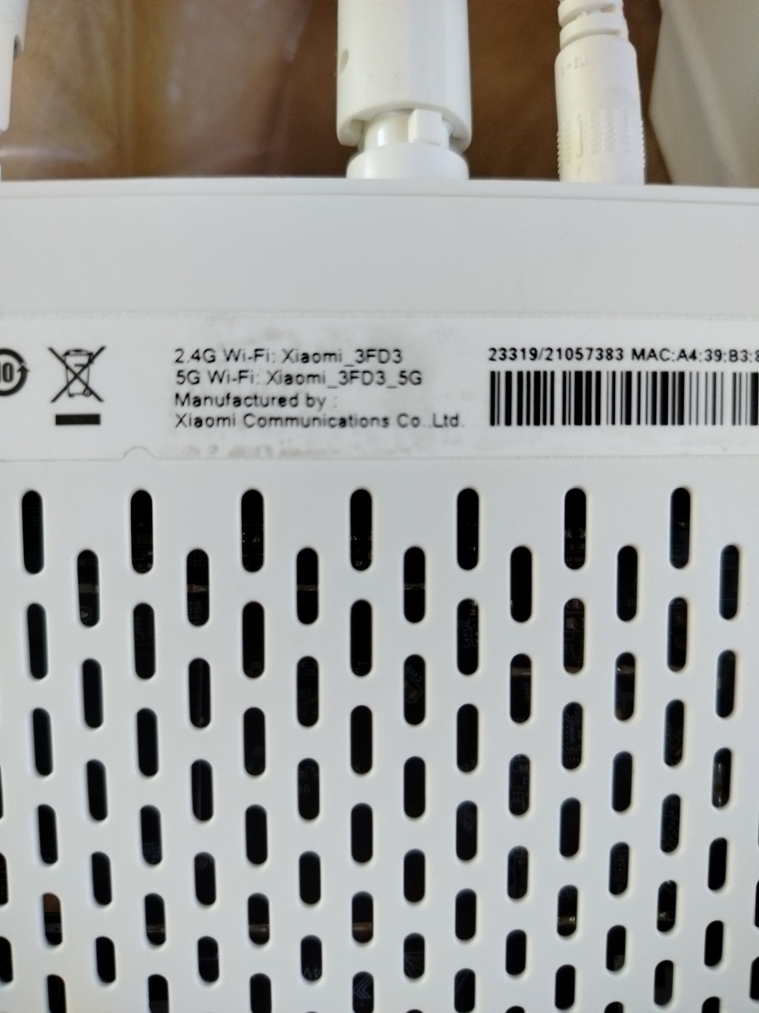 Router Xiaomi 3FD3