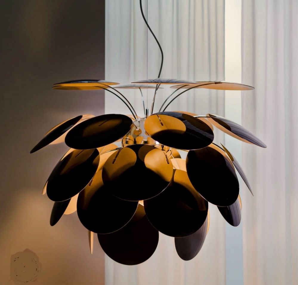 Lampa Marset Discoco Art Deco czarno zlota,  z demontazu