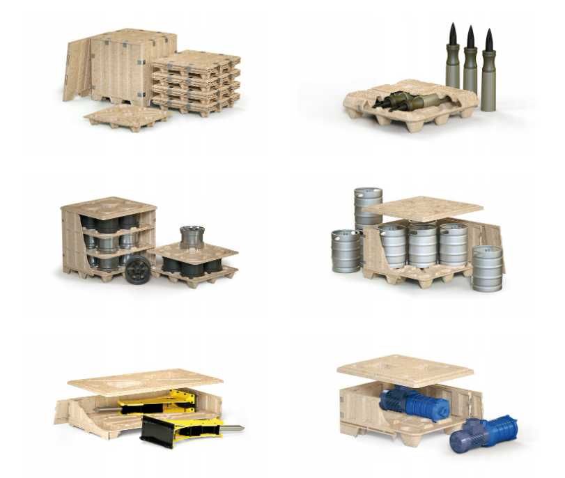 Mini paleta 400x600 ćwiartka 600x400 ISPM-15 | Producent palet BOSPAL